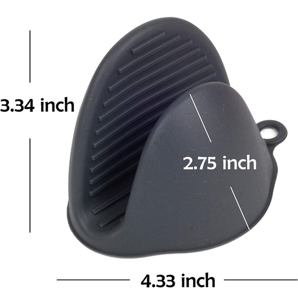 MOMOCAT 4Pack Pot Holders and Silicone Mini Oven Mitts Set Resistant Oven Gloves - Picture 3 of 8